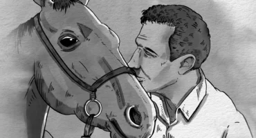 Illustration from the animated sequences created for the historical documentary Memories of a Sweet Homeland by one and a half