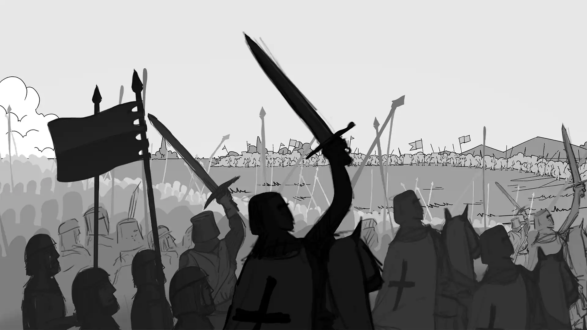 Development image of the battle of Tremetoussia Level 2