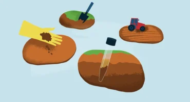 HuMUS EU research communication animation illustrating soil health, sustainable land management and municipal soil research